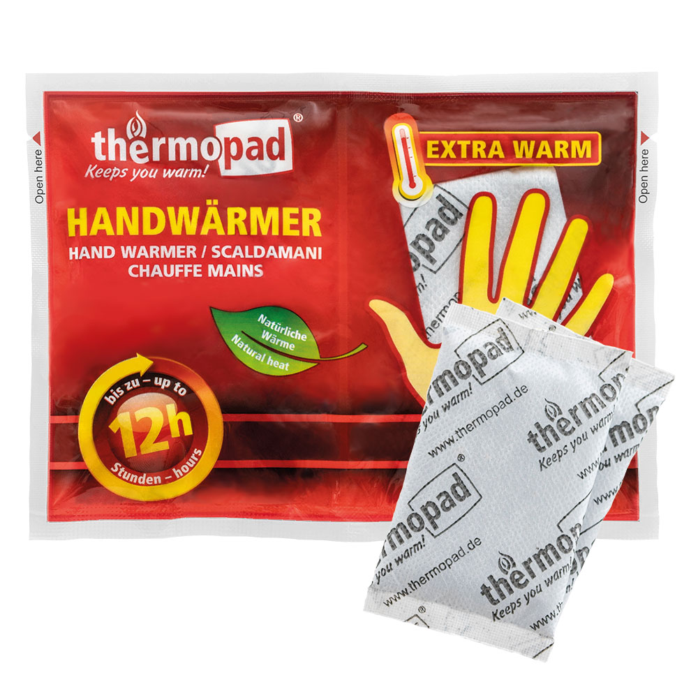 Thermopad Handwärmer Taschenwärmer Wärmepads bis zu 12h warme Hände 1-30 Paar 