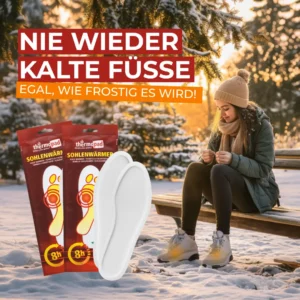 Thermopad Sohlenwärmer mit Fokus auf Mehrwert und Produktversprechen für optimalen Komfort.